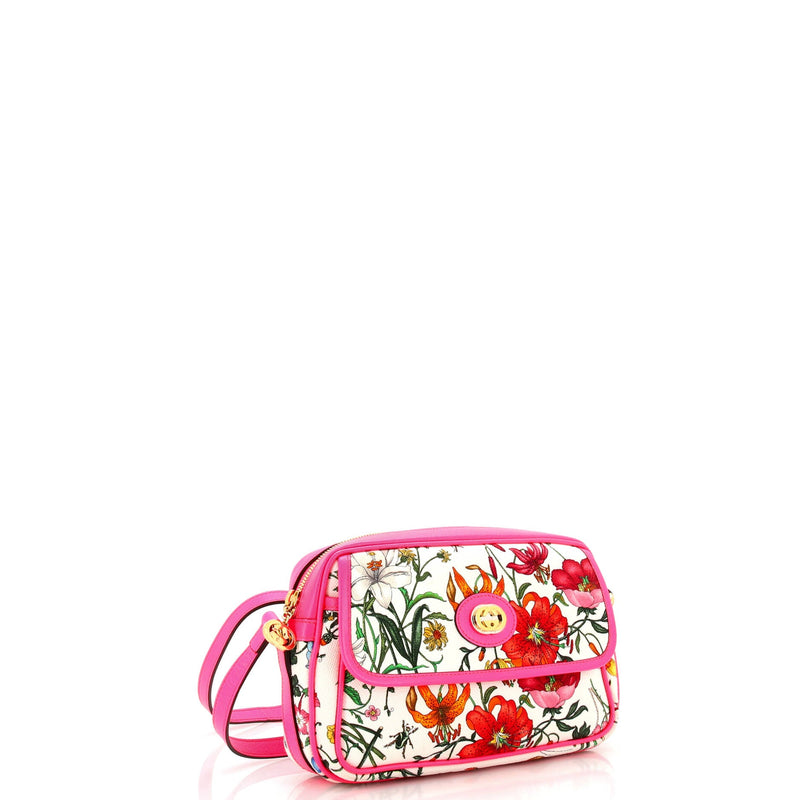 Gucci Shoulder Bag Flora Canvas Small