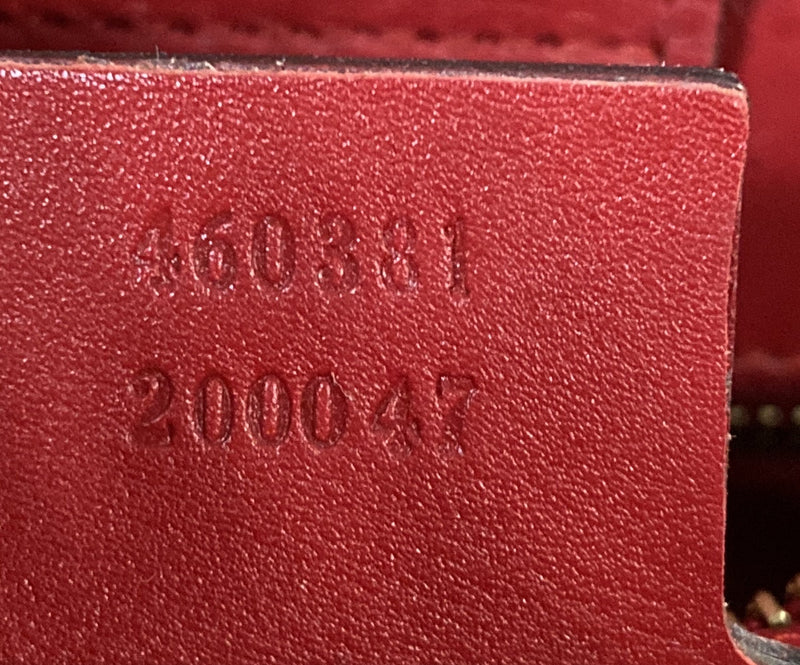 Gucci Sylvie Top Handle Tote Leather