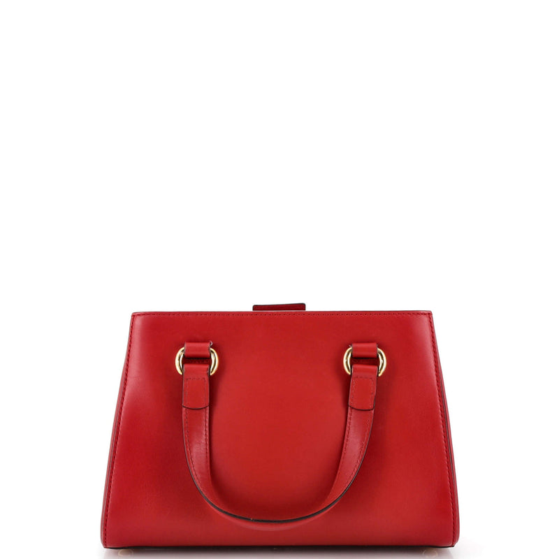 Gucci Sylvie Top Handle Tote Leather