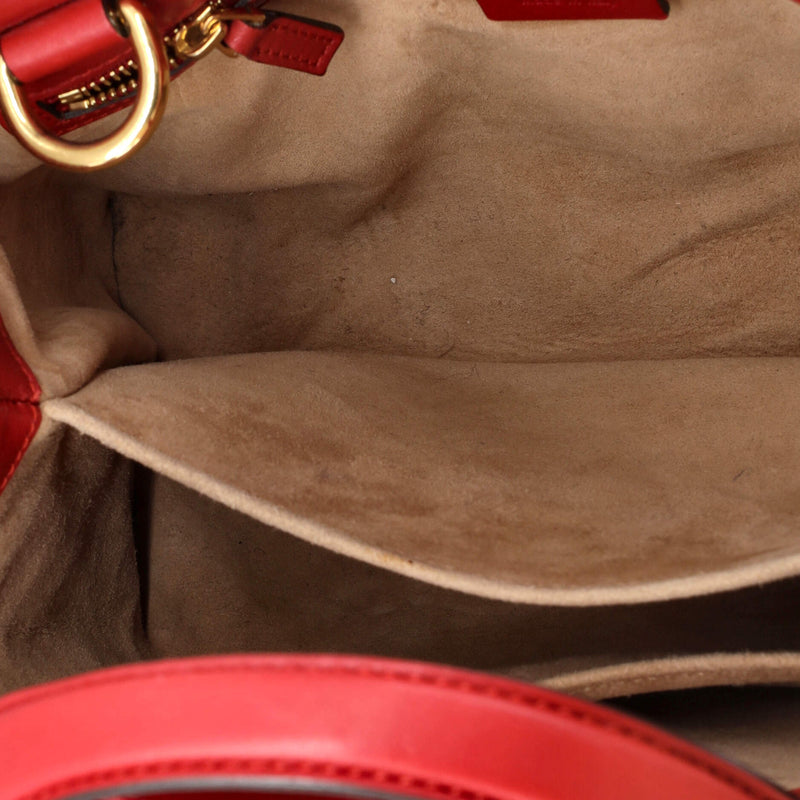 Gucci Sylvie Top Handle Tote Leather
