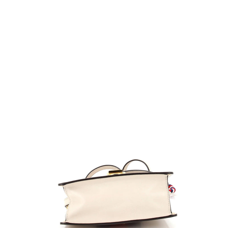 Gucci Sylvie Top Handle Bag Leather Mini