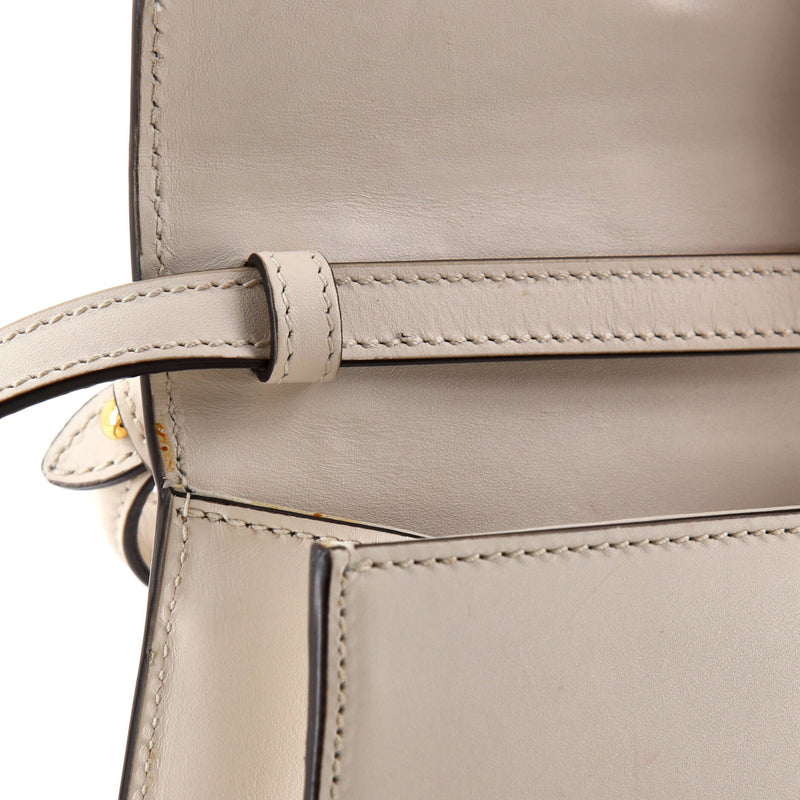 Gucci Sylvie Top Handle Bag Leather Mini