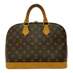 Louis Vuitton Pvc Alma Handbag Brown