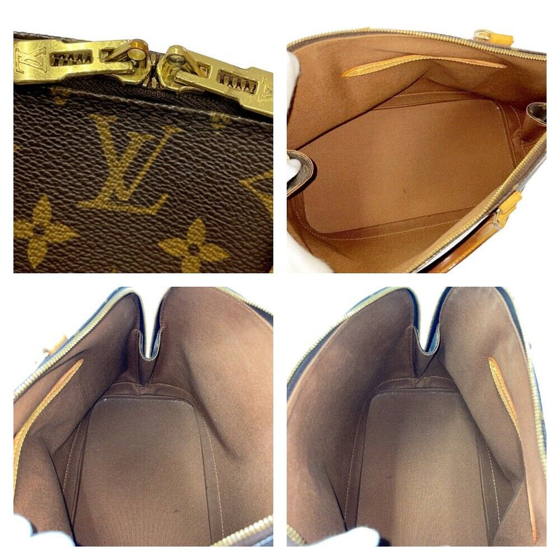 Louis Vuitton Pvc Alma Handbag Brown