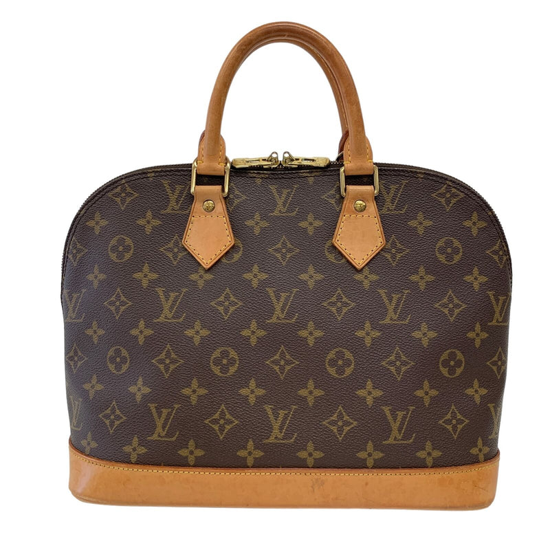 Louis Vuitton Alma Hand Bag Canvas