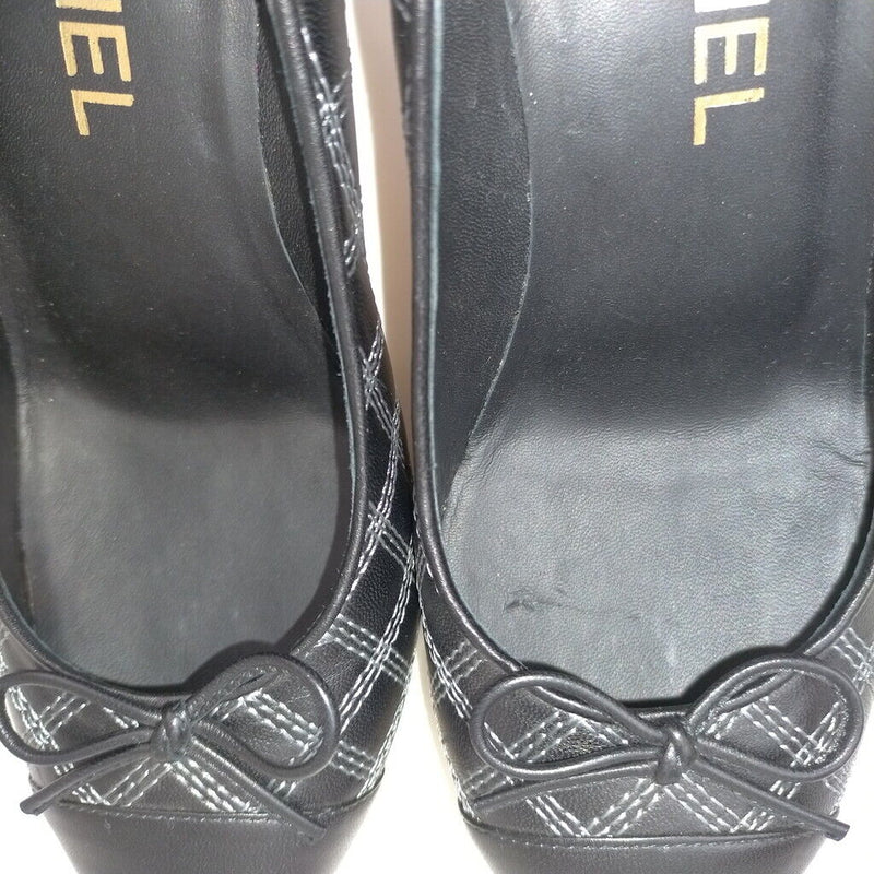 Chanel Pumps Coco Mark Women Black