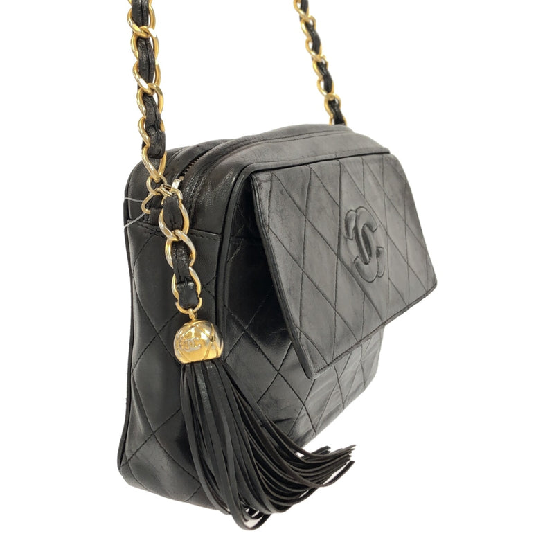 Chanel Matelasse Shoulder Bag Black