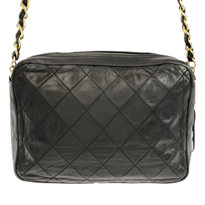 Chanel Matelasse Shoulder Bag Black