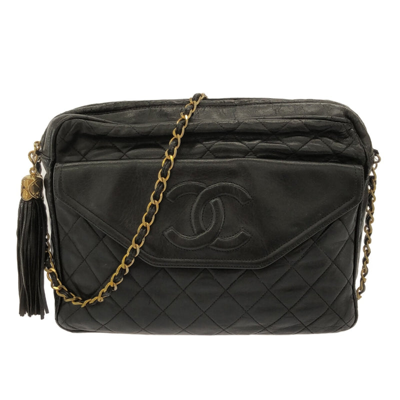 Chanel Matelasse Shoulder Bag Black