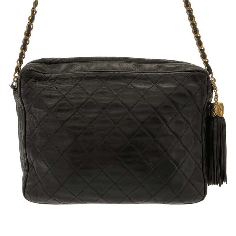 Chanel Matelasse Shoulder Bag Black