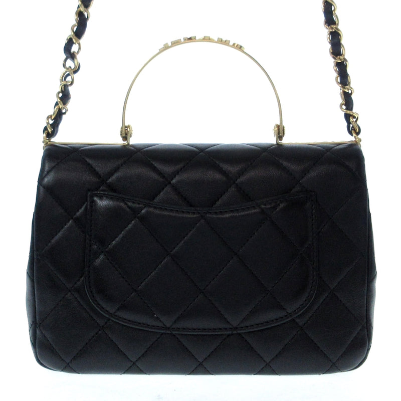 Deal Chanel Small Top Handle Flap Bag /