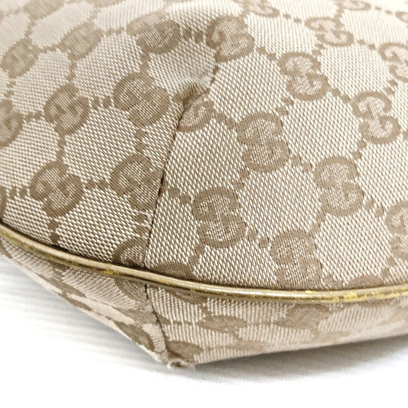 Gucci Gg Shoulder Bag Beige Gold Light