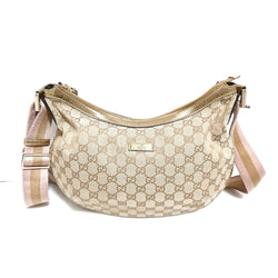 Gucci Gg Shoulder Bag Beige Gold Light