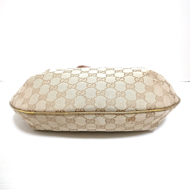 Gucci Gg Shoulder Bag Beige Gold Light