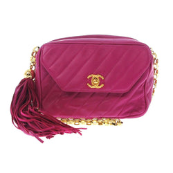 Deal Chanel Shoulder Bag Pink Purple