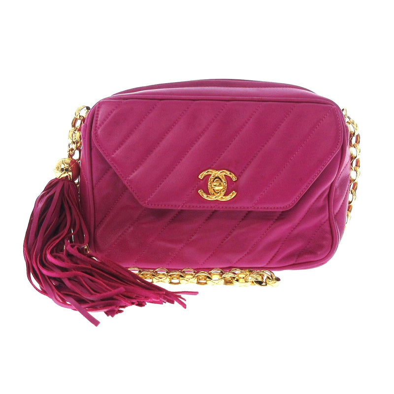 Deal Chanel Shoulder Bag Pink Purple