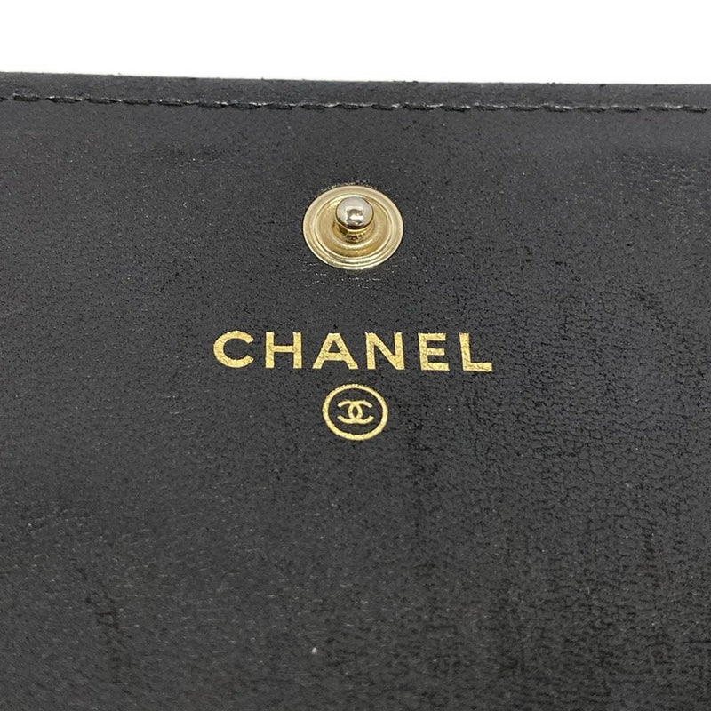 Chanel Matelasse Long Wallet Black