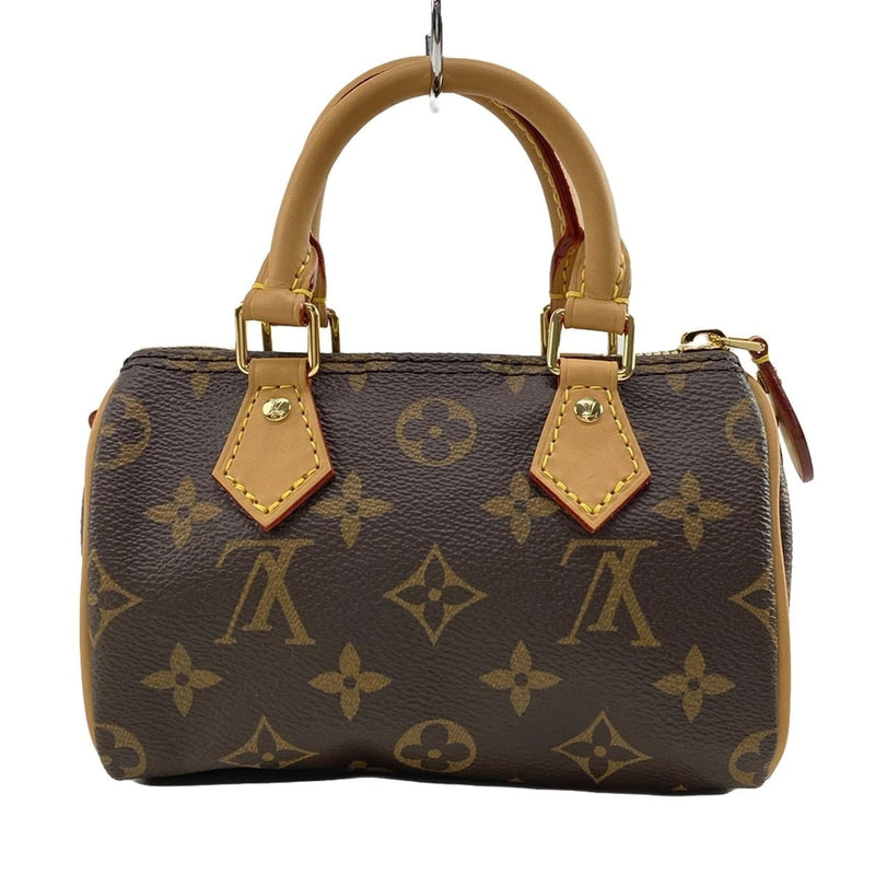 Louis Vuitton Nano Speedy Handbag Canvas