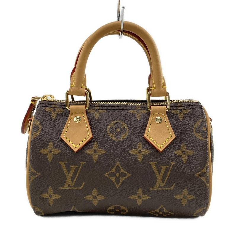 Louis Vuitton Nano Speedy Handbag Canvas