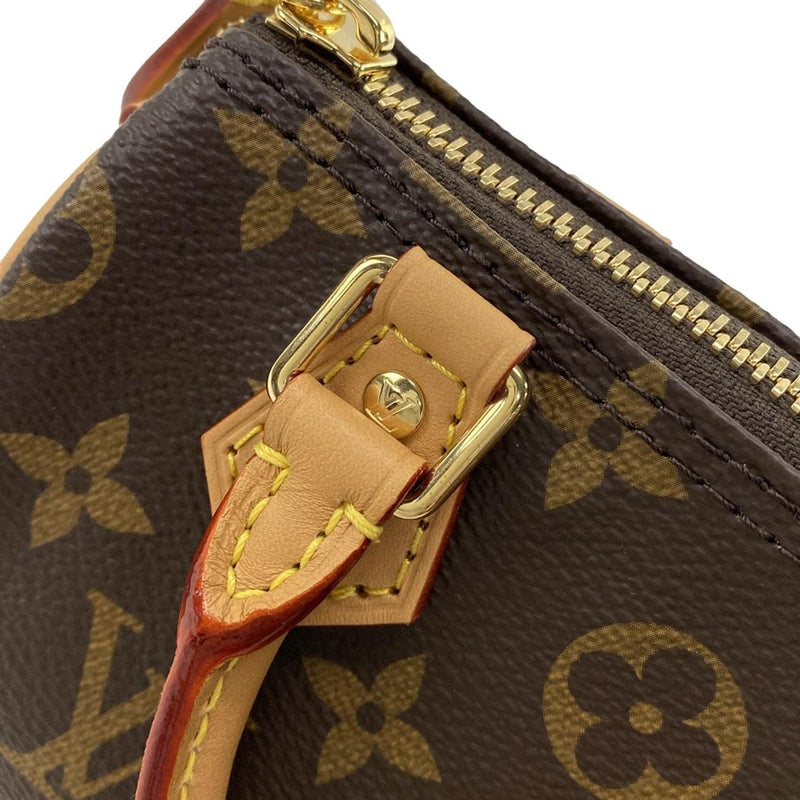 Louis Vuitton Nano Speedy Handbag Canvas