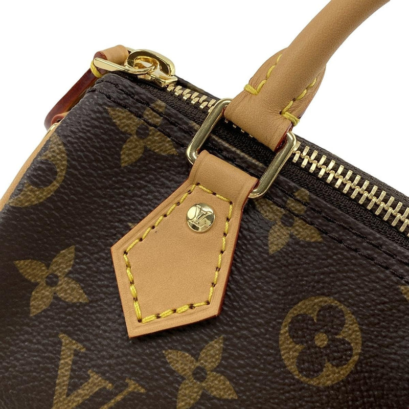 Louis Vuitton Nano Speedy Handbag Canvas