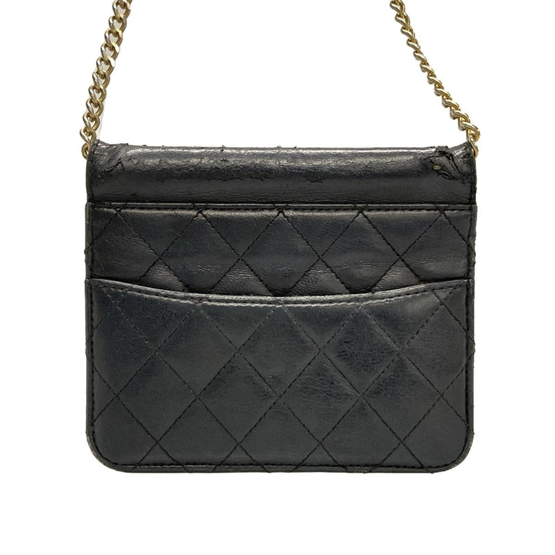 Chanel Mini Matelasse Shoulder Bag Black