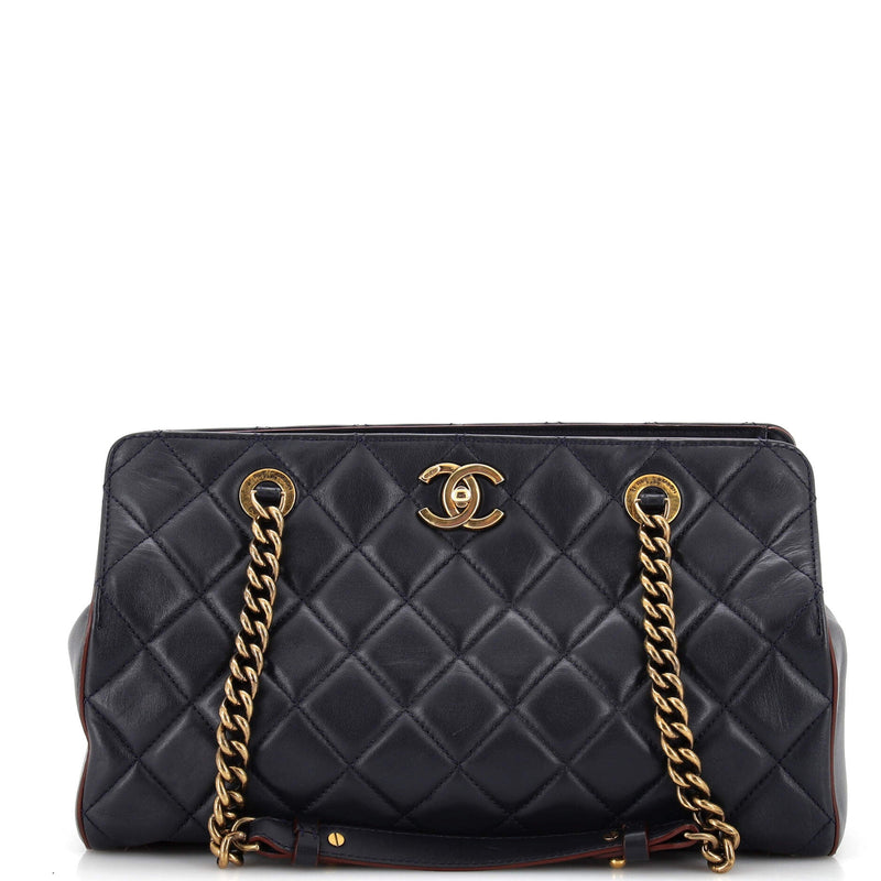 Chanel Perfect Edge Tote Quilted Leather