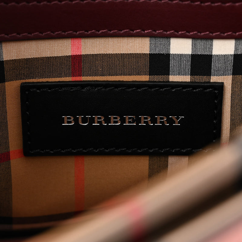 Burberry Derby Calfskin Bi-Color Small