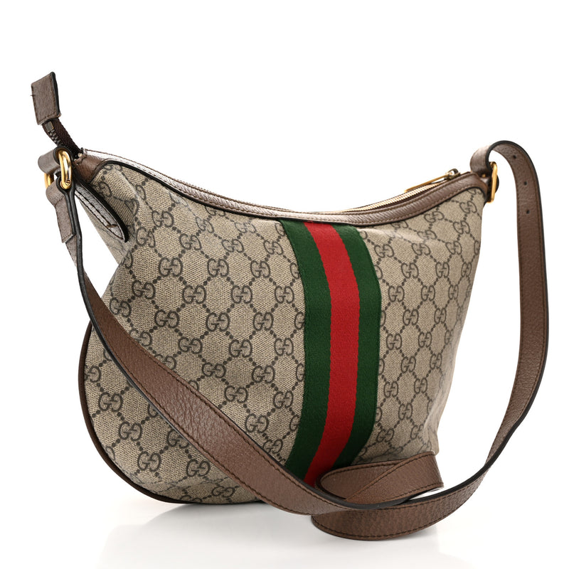 Gucci Gg Supreme Web Small Ophidia Half