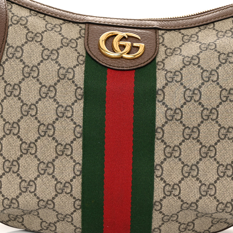 Gucci Gg Supreme Web Small Ophidia Half