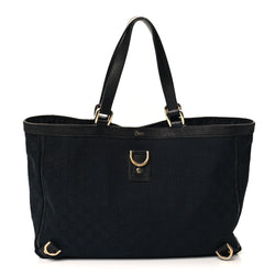 Gucci Nylon Large Abbey Tote Black