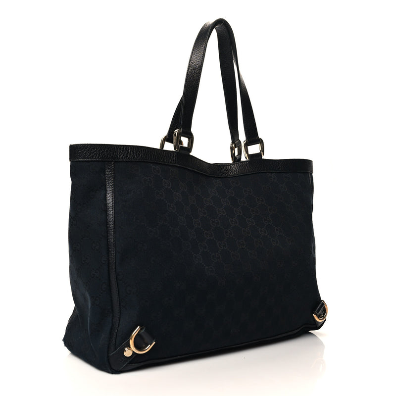 Gucci Nylon Large Abbey Tote Black