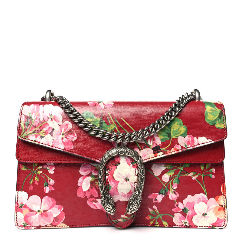 Gucci Calfskin Blooms Print Small