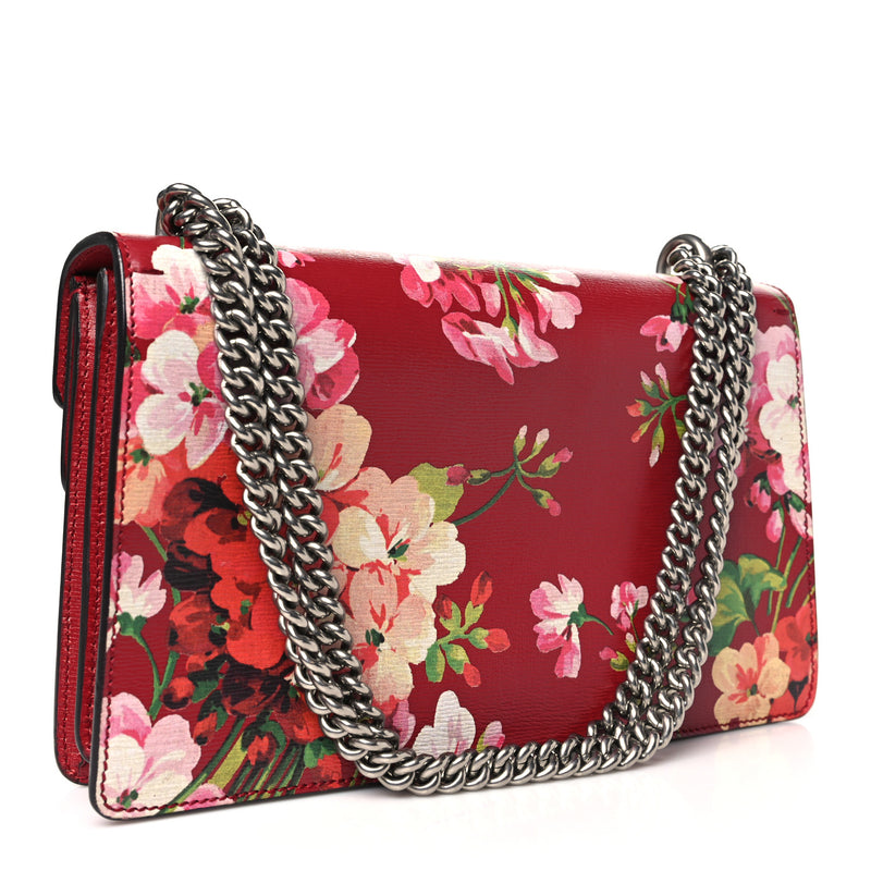 Gucci Calfskin Blooms Print Small