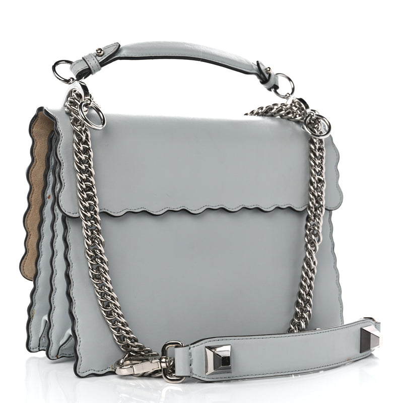 Fendi Vitello Liberty Pearl Scalloped