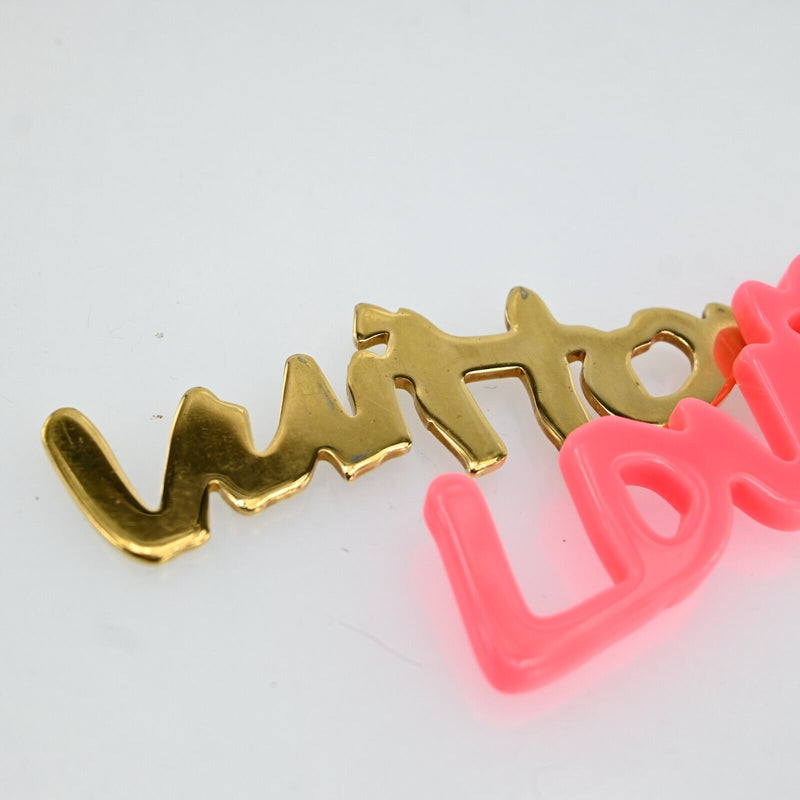 Louis Vuitton Key Ring Chain Pink Gold