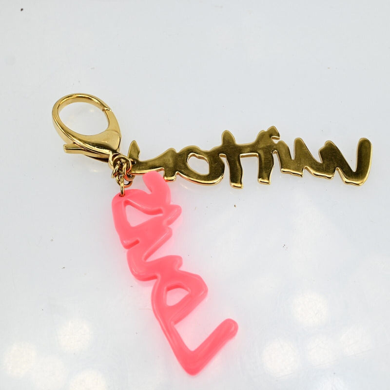 Louis Vuitton Key Ring Chain Pink Gold