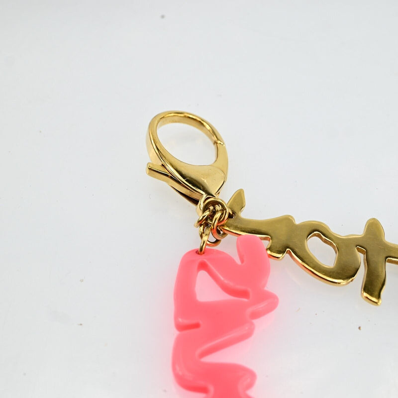 Louis Vuitton Key Ring Chain Pink Gold