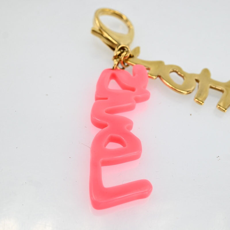 Louis Vuitton Key Ring Chain Pink Gold