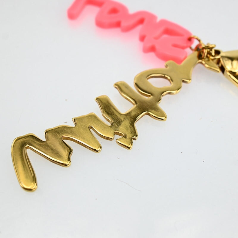 Louis Vuitton Key Ring Chain Pink Gold