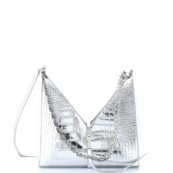 Givenchy Cut Out Shoulder Bag Crocodile