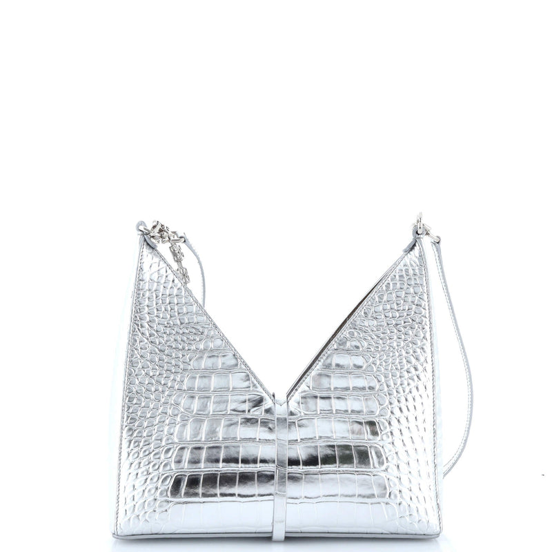 Givenchy Cut Out Shoulder Bag Crocodile