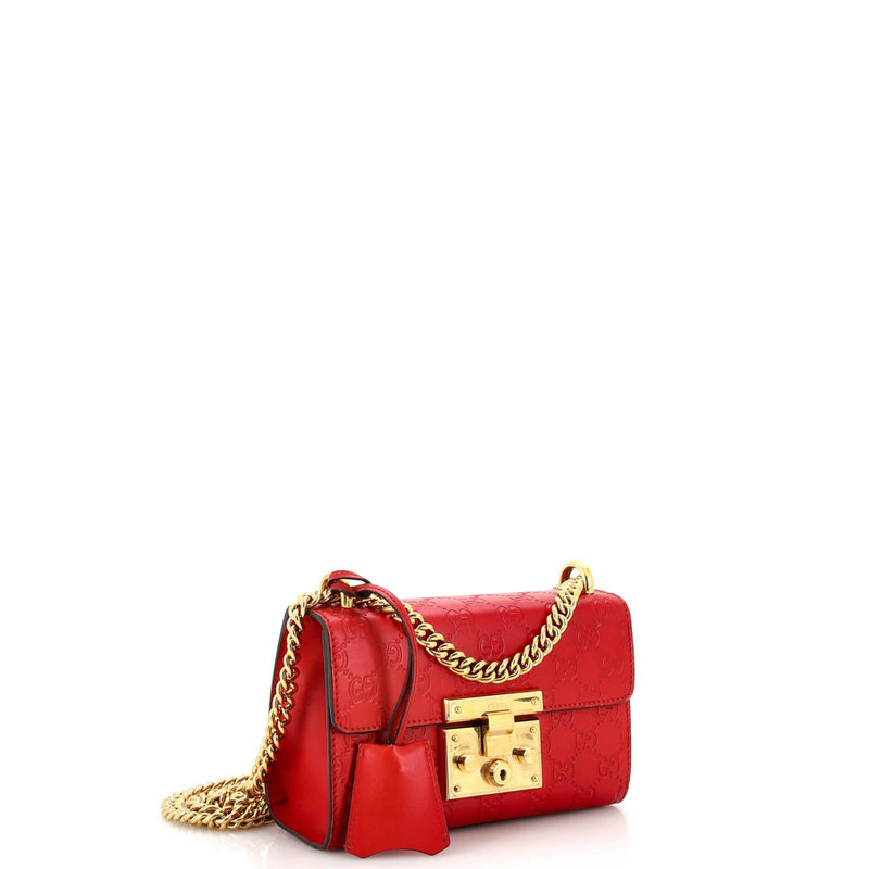 Padlock Shoulder Bag Guccissima Leather