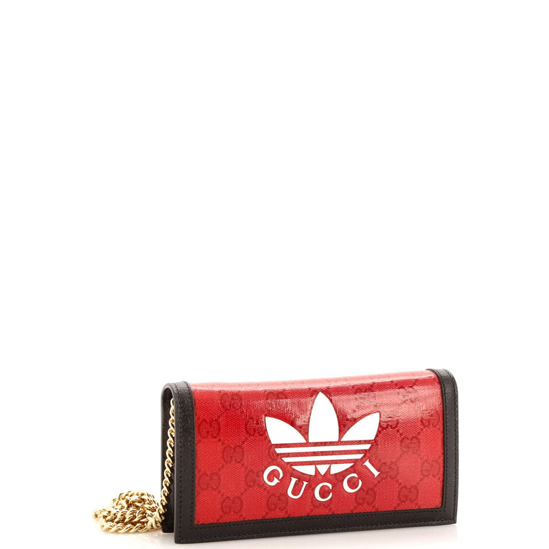 Gucci X Adidas Wallet On Chain Gg Coated