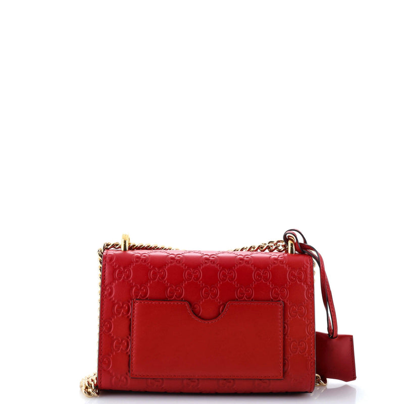 Padlock Shoulder Bag Guccissima Leather