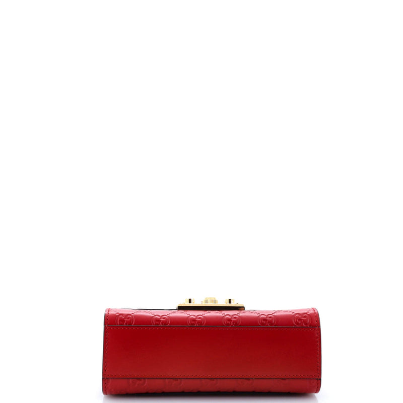 Padlock Shoulder Bag Guccissima Leather