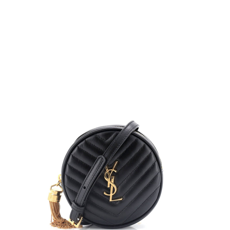 Saint Laurent Vinyle Round Belt Bag