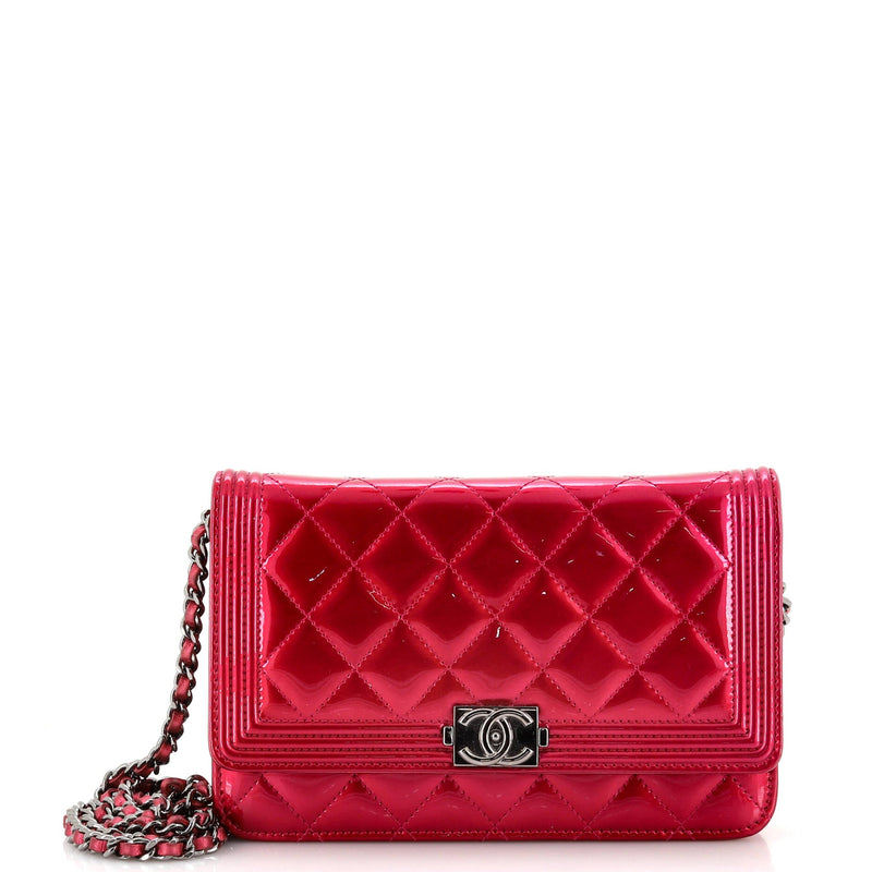Chanel Boy Wallet On Chain Quilted