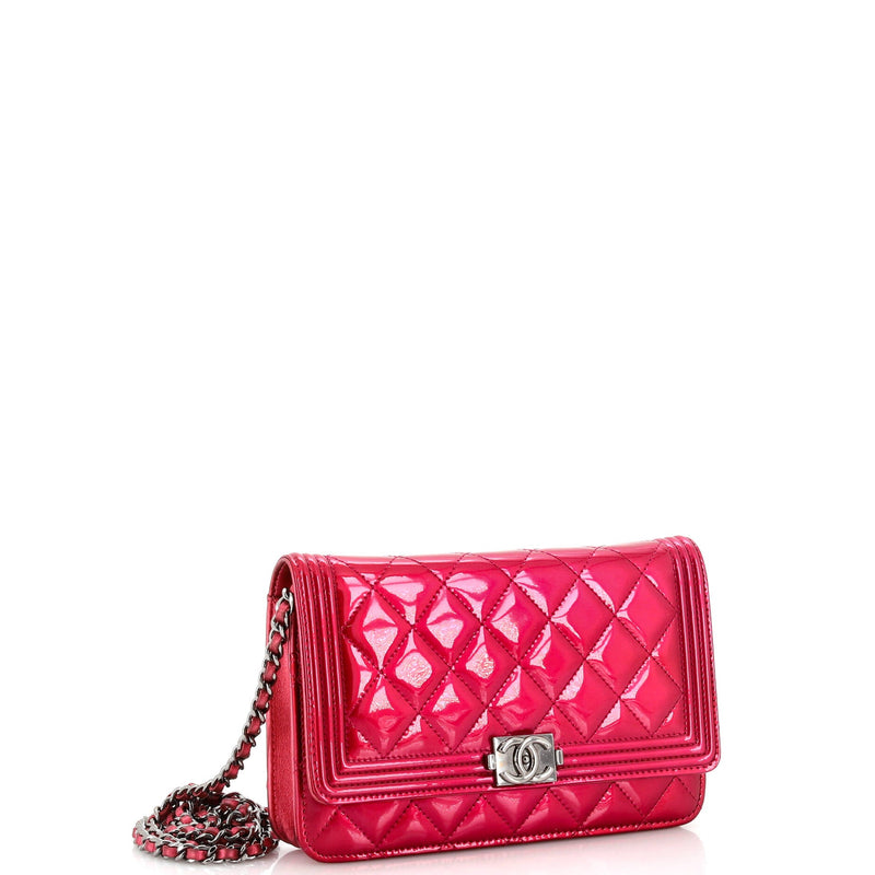 Chanel Boy Wallet On Chain Quilted