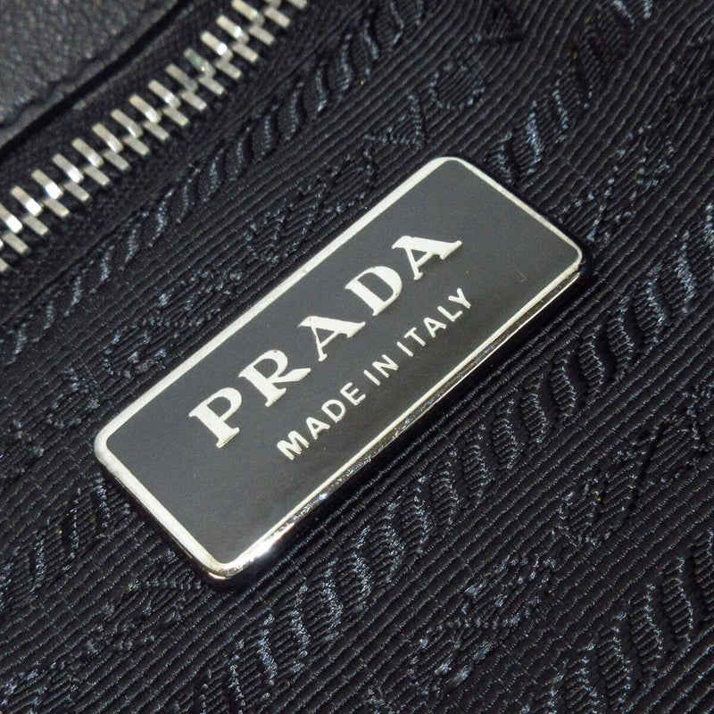 Prada Gathered Bag Black Nylon